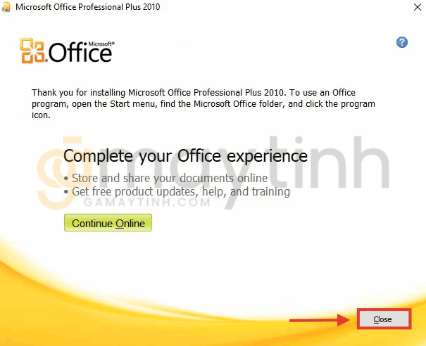 Hướng dẫn tải và cài đặt Office 2010 chi tiết