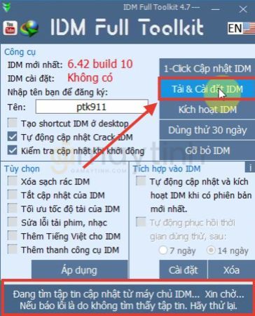 Hướng dẫn tải và cài đặt Internet Download Manager chi tiết 