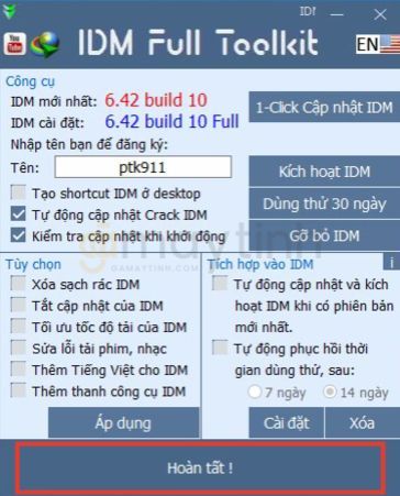 Hướng dẫn tải và cài đặt Internet Download Manager chi tiết 